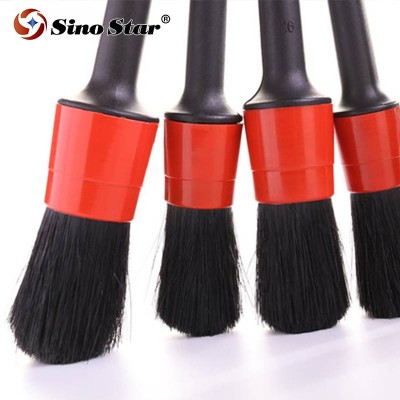 Jlm01 Hot Sale Soft Bristle Set Of 5 Sizes Car Brush Detailing Wheels Emblem Dashboards And Others Detailing Car Brush