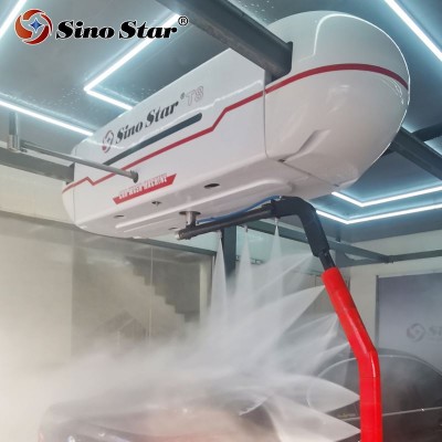 T8 Unique Ufo Shape Design Automatic No Brushes Car Wash Machine Sale In Germany