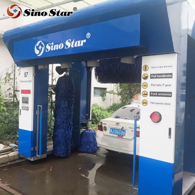 Sino Star B7 Hot Dip Galvanized Steel Frame 15 Bar High Pressure Pre Wash Roll Over Car Washing Machine